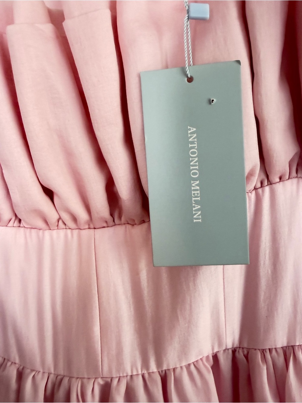 Antonio Melani Esperanza Strapless Maxi Dress Bubblegum Pink Size 4 - Picture 6 of 9